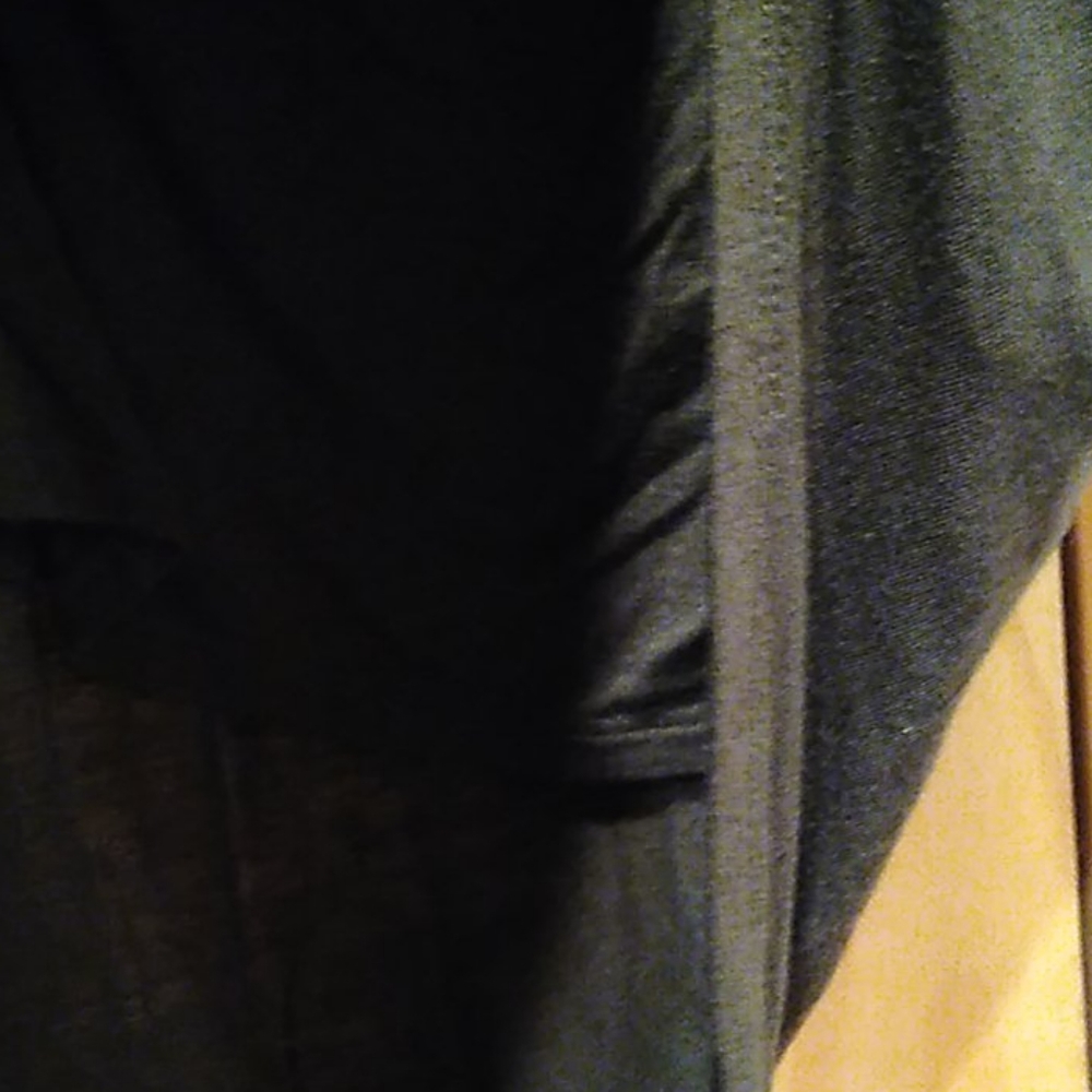 CharlotteRusse highlow/assymetrical skirt: Olive - Picture 3 of 4